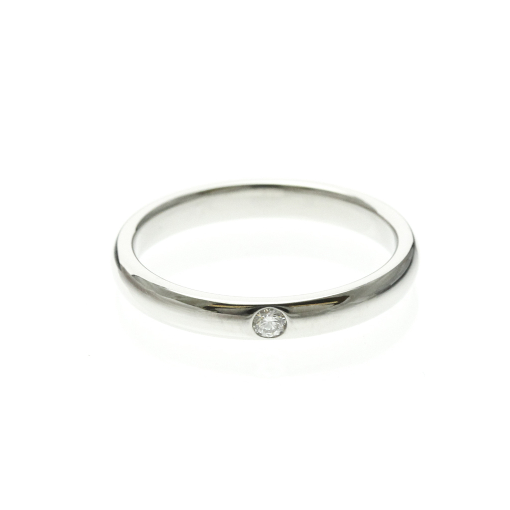 HARRY WINSTON Silver Diamond Ring